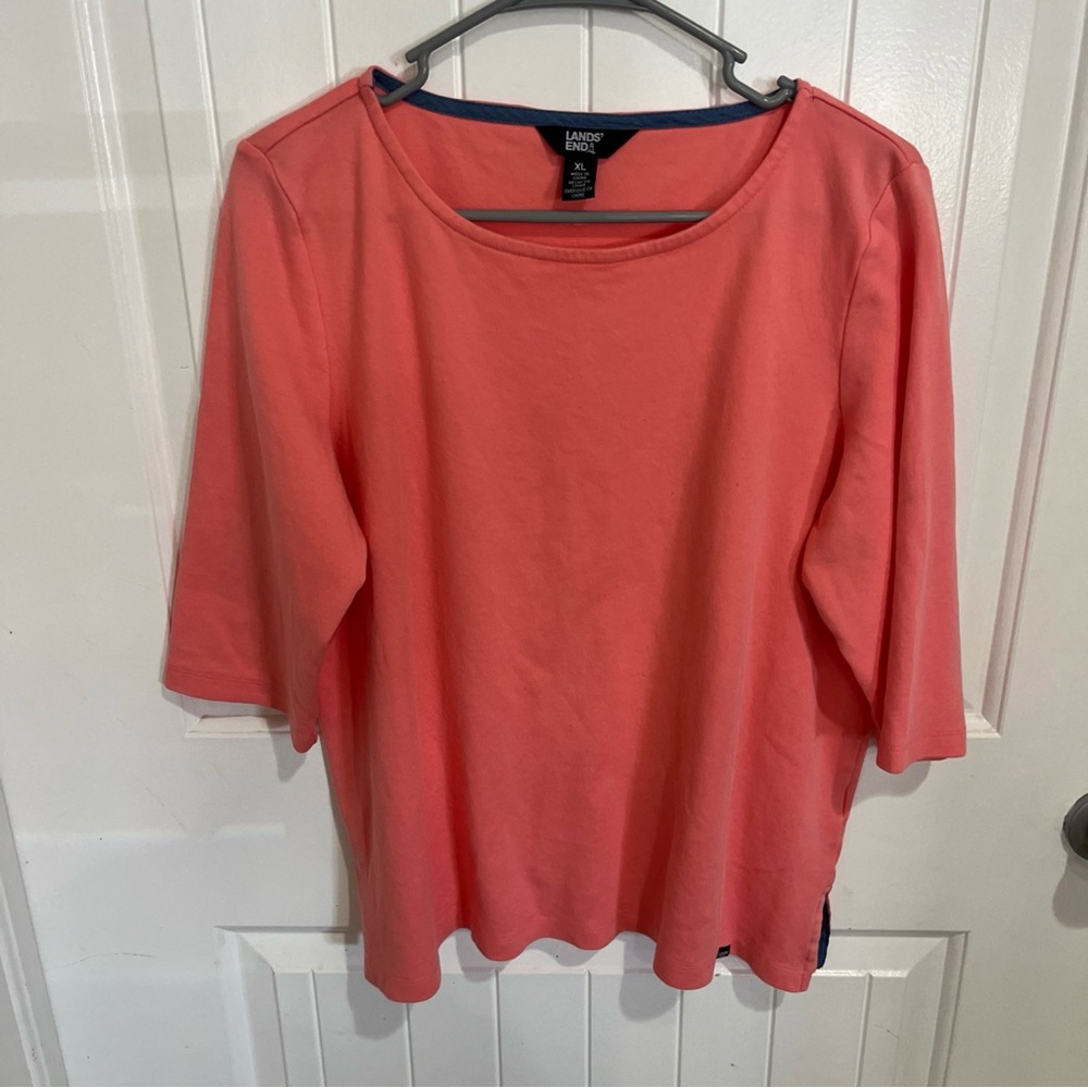 Lands' End Women's Coral Top